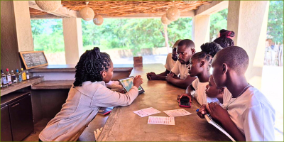 A visit from a local college