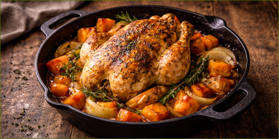 Chicken paw paw holiday roast